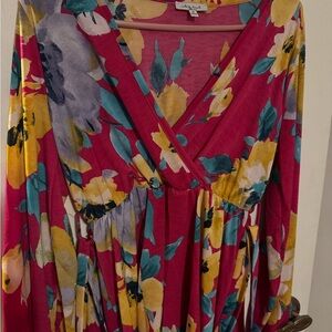 White Birch Floral Top